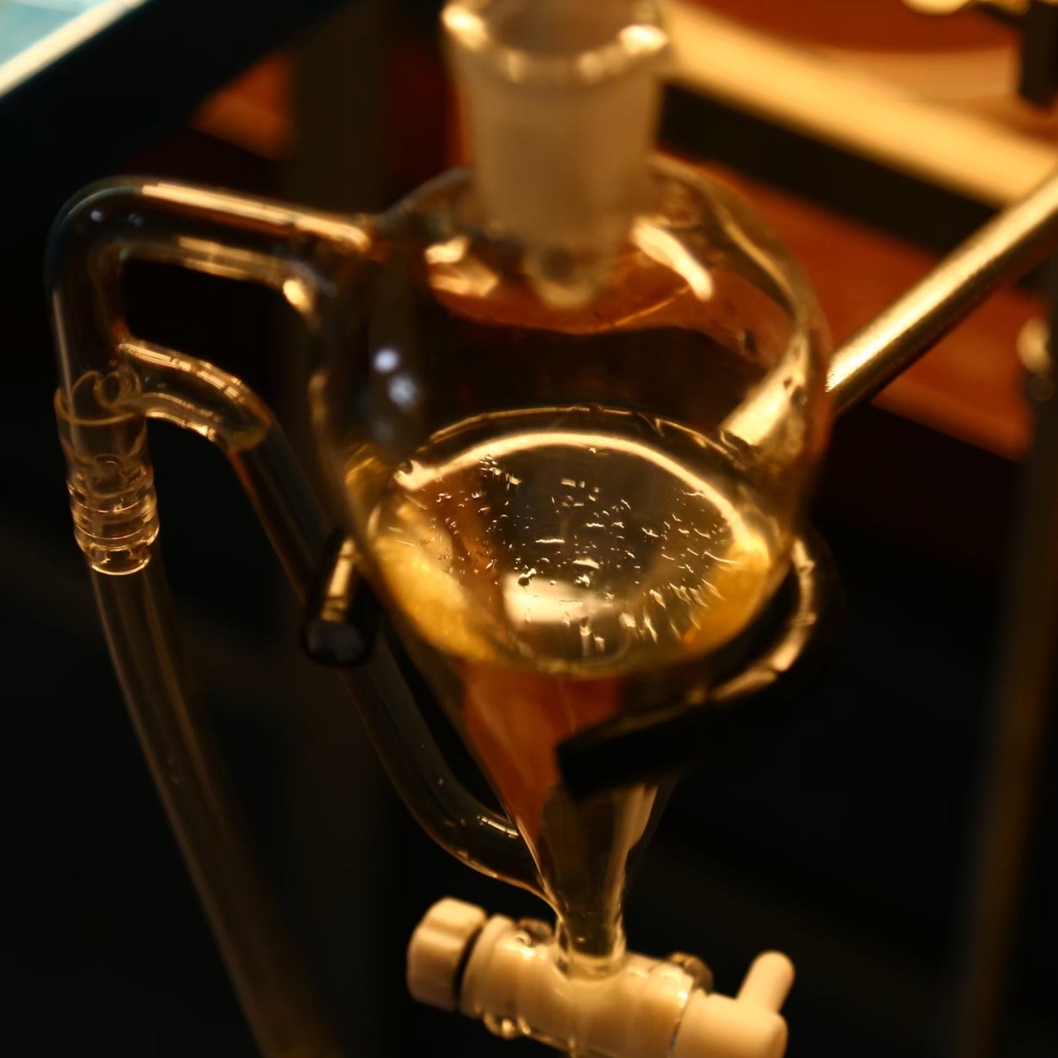 蒸留機の水滴