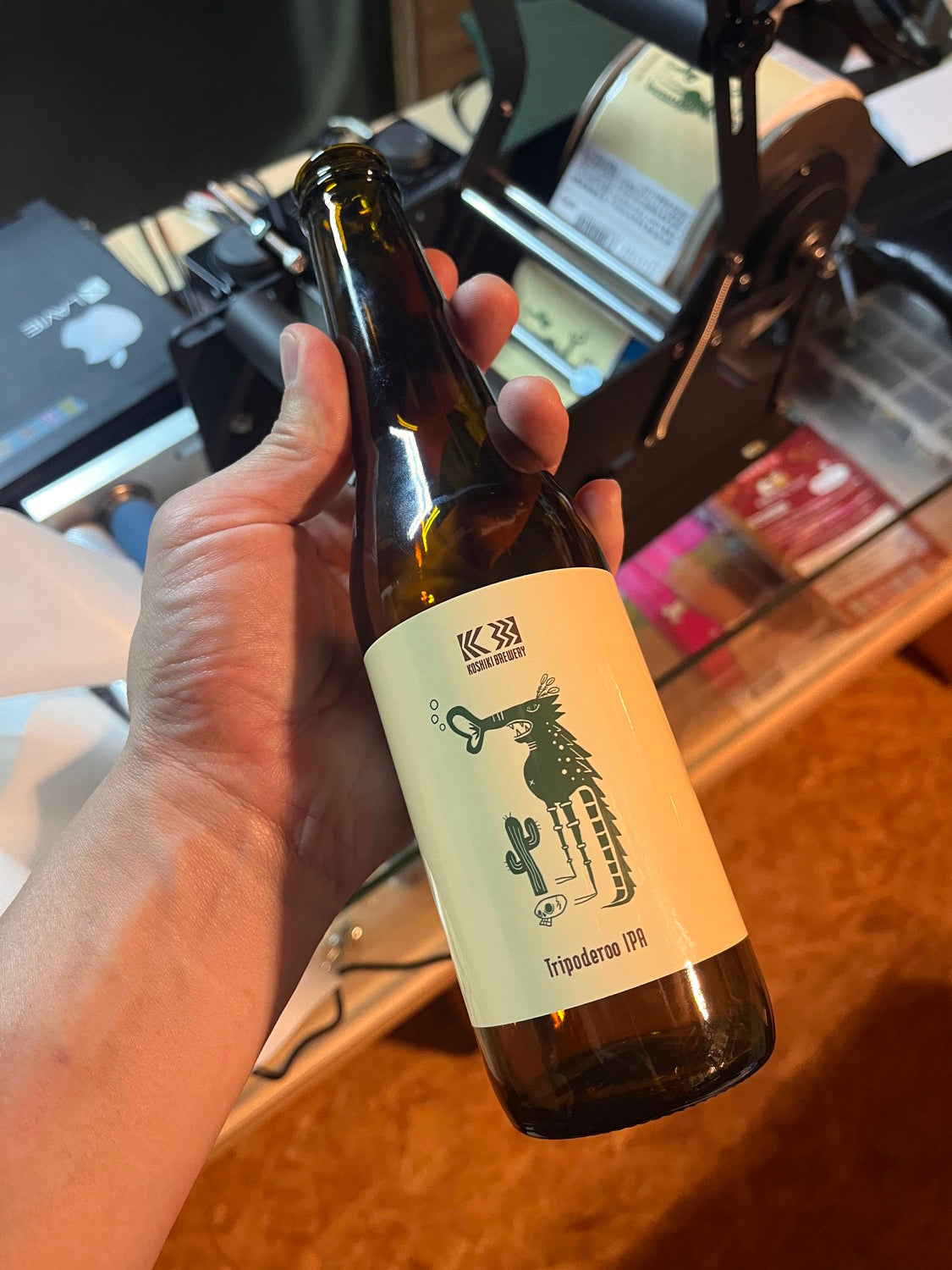 KOSHIKIBREWERY【Tripoderoo IPA】甑島産長命草とトロピカルホップ香るIPA